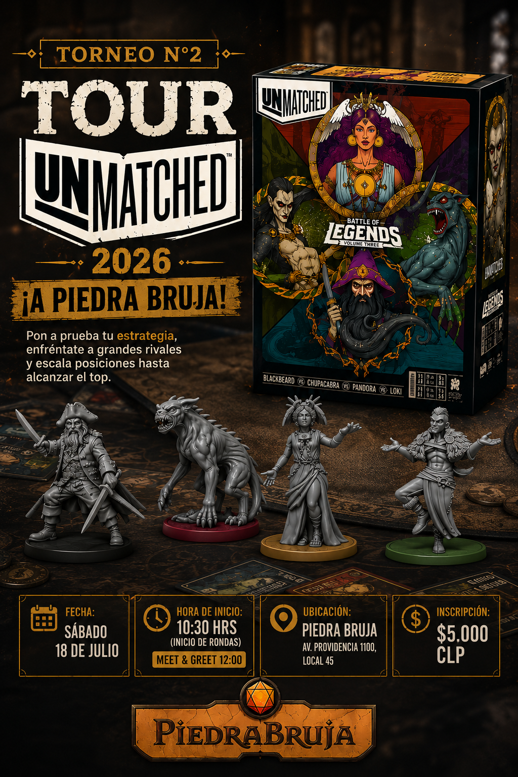 Torneo N°2: Tour Unmatched 2026
