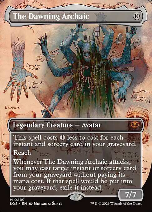 The Dawning Archaic Borderless Foil (ingles) 289 | Singles MTG en PiedraBruja