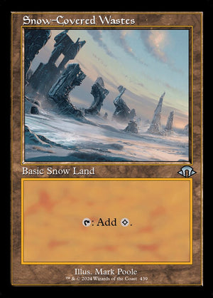 Snow-Covered Wastes Regular 439 (Ingles) | Singles y cartas sueltas de Magic: The Gathering en PiedraBruja Chile