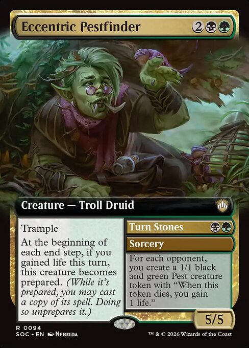 Eccentric Pestfinder // Turn Stones Extended (ingles) 94| Singles MTG en PiedraBruja