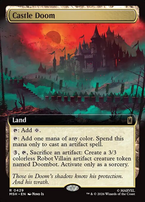 Castle Doom Regular Foil (ingles) 429 | Singles MTG en PiedraBruja