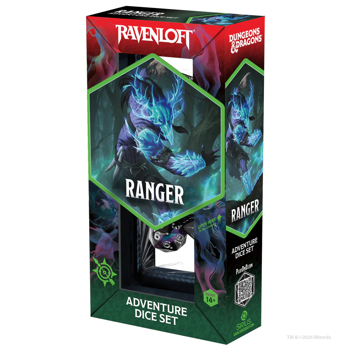 Ranger Black/Blue - Adventure Dice