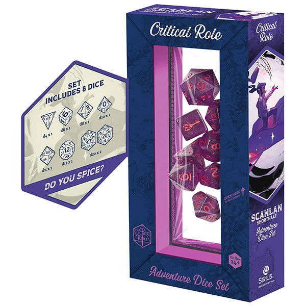 Vox Machina: Scanlan Shorthalt - Adventure Dice