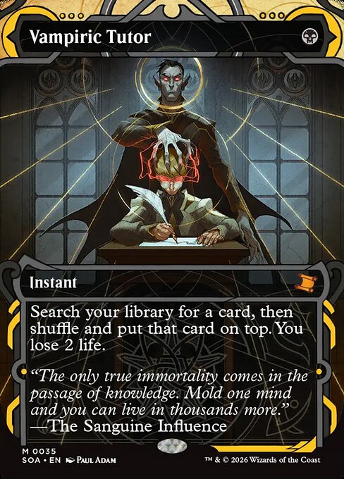 Vampiric Tutor Showcase Foil (ingles) 35 | Singles MTG en PiedraBruja
