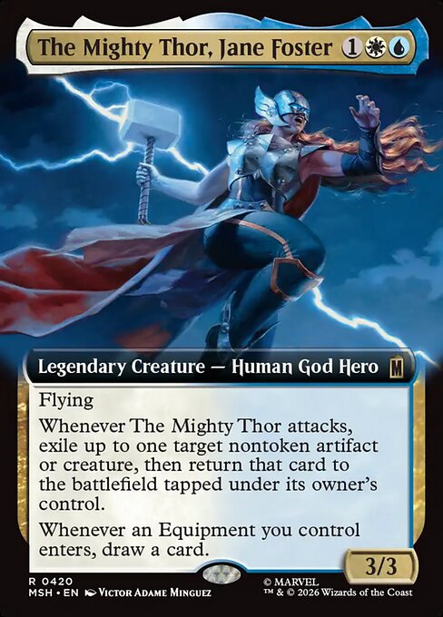 The Mighty Thor, Jane Foster Regular (ingles) 420 | Singles MTG en PiedraBruja