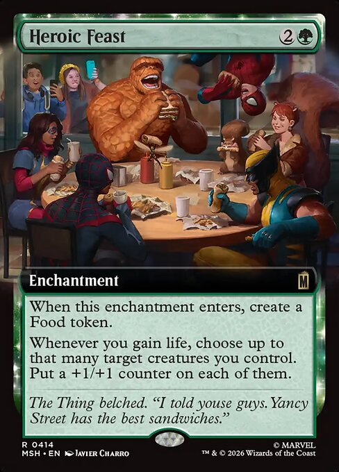 Heroic Feast Regular (ingles) 414 | Singles MTG en PiedraBruja