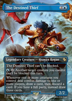 The Destined Thief Borderless Foil (ingles) 446 | Singles MTG en PiedraBruja