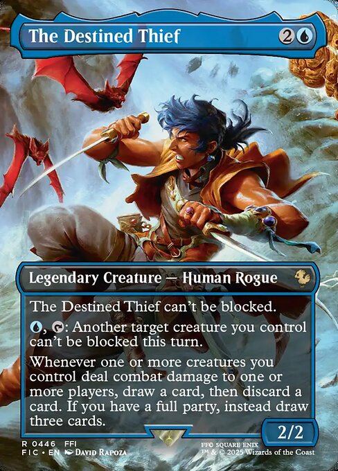The Destined Thief Borderless Foil (ingles) 446 | Singles MTG en PiedraBruja