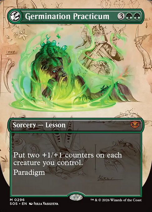 Germination Practicum Borderless Foil (ingles) 296 | Singles MTG en PiedraBruja