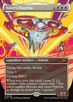 Valor's Flagship Borderless Foil (ingles) 298