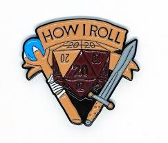Pin esmaltado D20 How I Roll