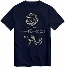 Polera D&D - Calculo (Negra)
