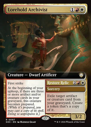 Lorehold Archivist // Restore Relic Extended (ingles) 97| Singles MTG en PiedraBruja
