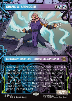 Krang & Shredder Borderless (ingles) 245 | Singles MTG en PiedraBruja