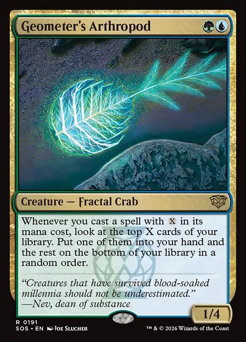 Geometer's Arthropod Regular Foil (ingles) 191| Singles MTG en PiedraBruja