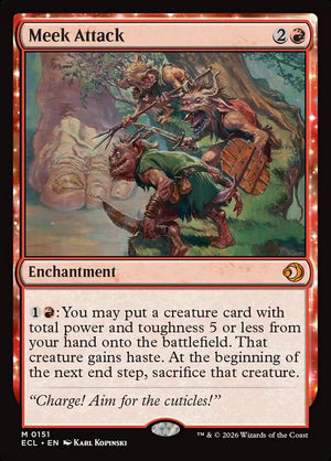 Meek Attack Regular Foil (ingles) 151