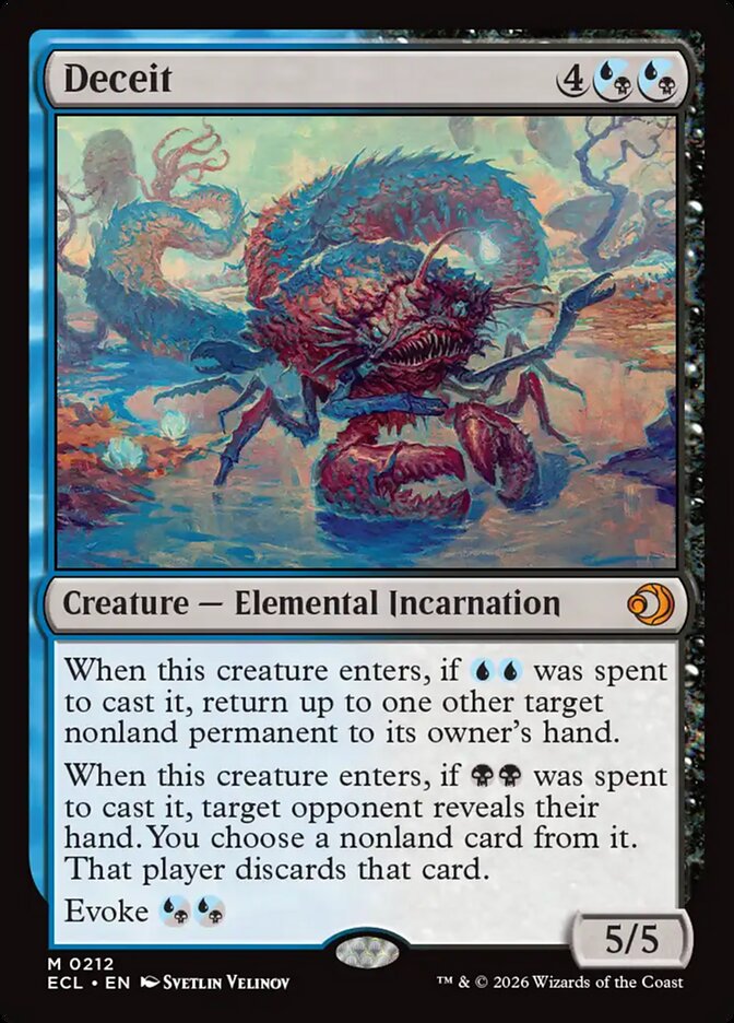 MTG 欺瞞/Deceit【Foil】英英 Deceit Regular Foil (ingles) 212