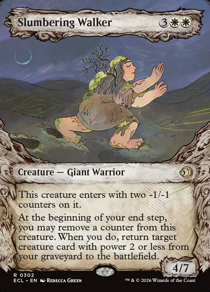 Slumbering Walker Regular Foil (ingles) 302
