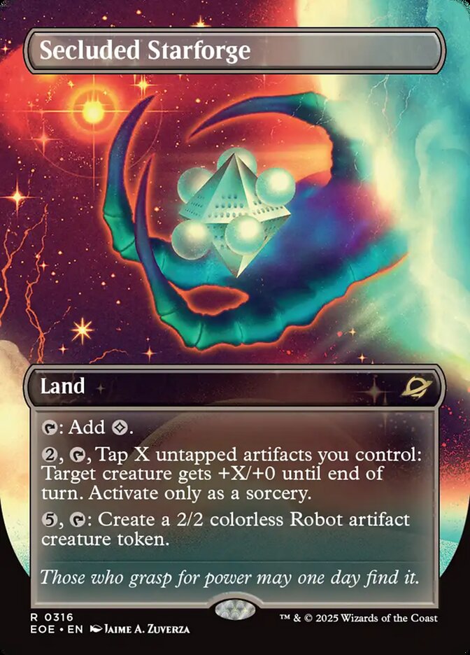 Secluded Starforge Borderless Foil (ingles) 316