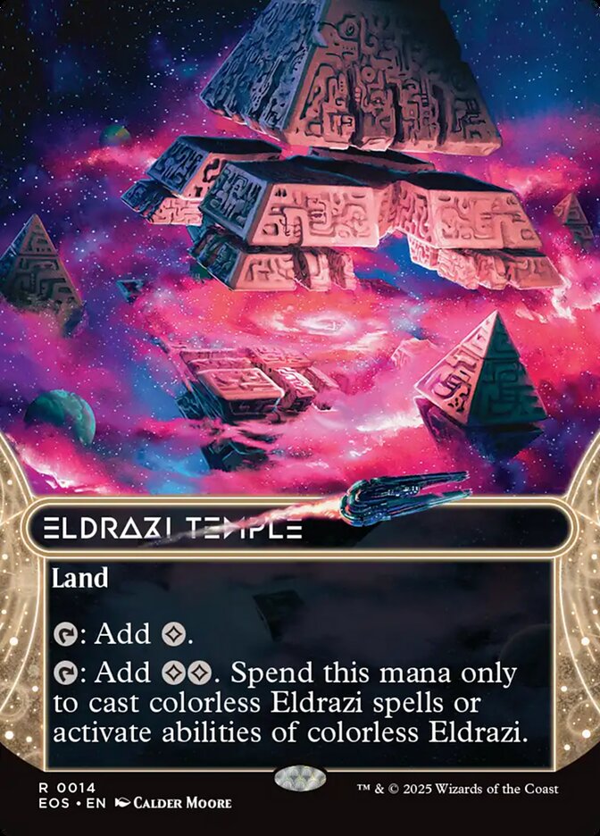 Eldrazi Temple Borderless Foil (ingles) 14