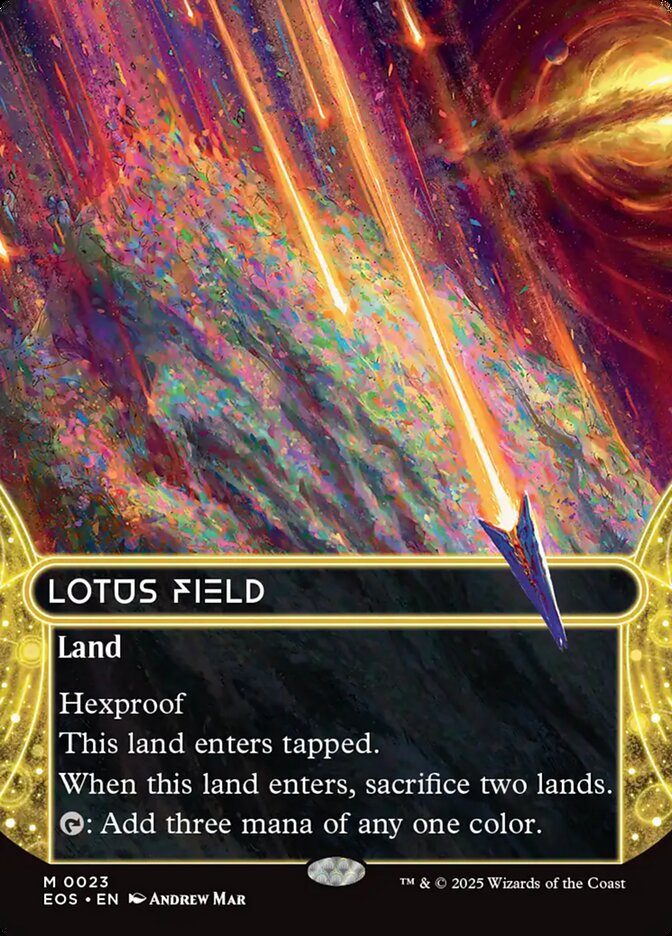 Lotus Field (Borderless) [Secret Lair Countdown Kit] main image 0