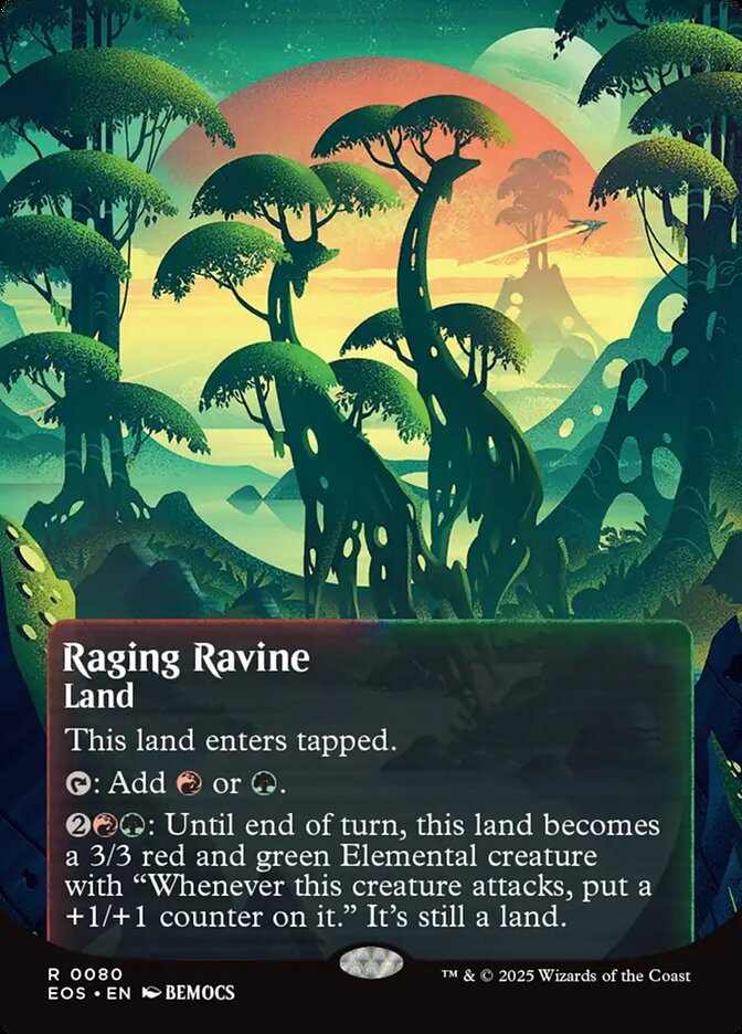 Raging Ravine Borderless (ingles) 80
