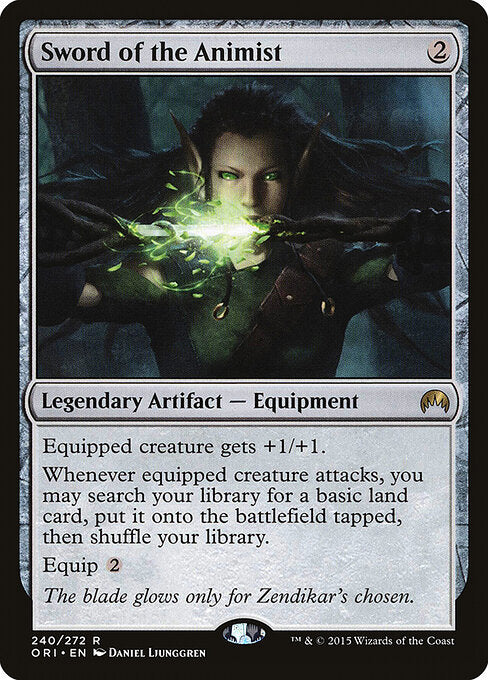 Sword of the Animist Regular (español) 240 | Singles MTG en PiedraBruja