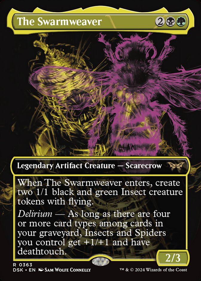 The Swarmweaver Borderless Foil 363 (Ingles)