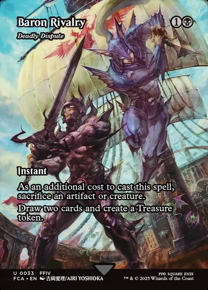 Baron Rivalry // Deadly Dispute Borderless Foil (ingles) 33