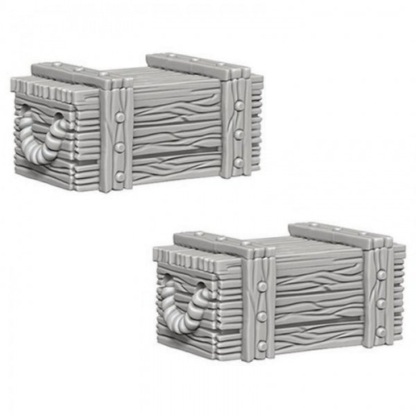 WizKids Unpainted Miniatures Crates