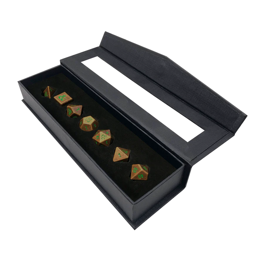 D&D Set 7 Dados Heavy Metal Feywild