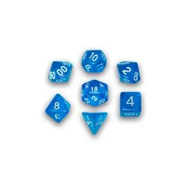 Mini Transparentes - Celeste | Dados para juegos de rol y mesa en PiedraBruja Chile