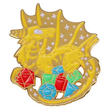 Pin Esmaltado Dragon de Gemas | Coleccionables, figuras y artículos geek en PiedraBruja Chile