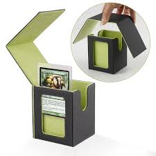Portamazo Exhibidor Negro/Verde 100+ | Accesorios para juegos de cartas coleccionables en PiedraBruja Chile