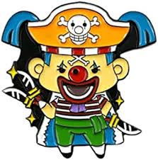 Pin esmaltado One Piece Buggy | Coleccionables, figuras y artículos geek en PiedraBruja Chile