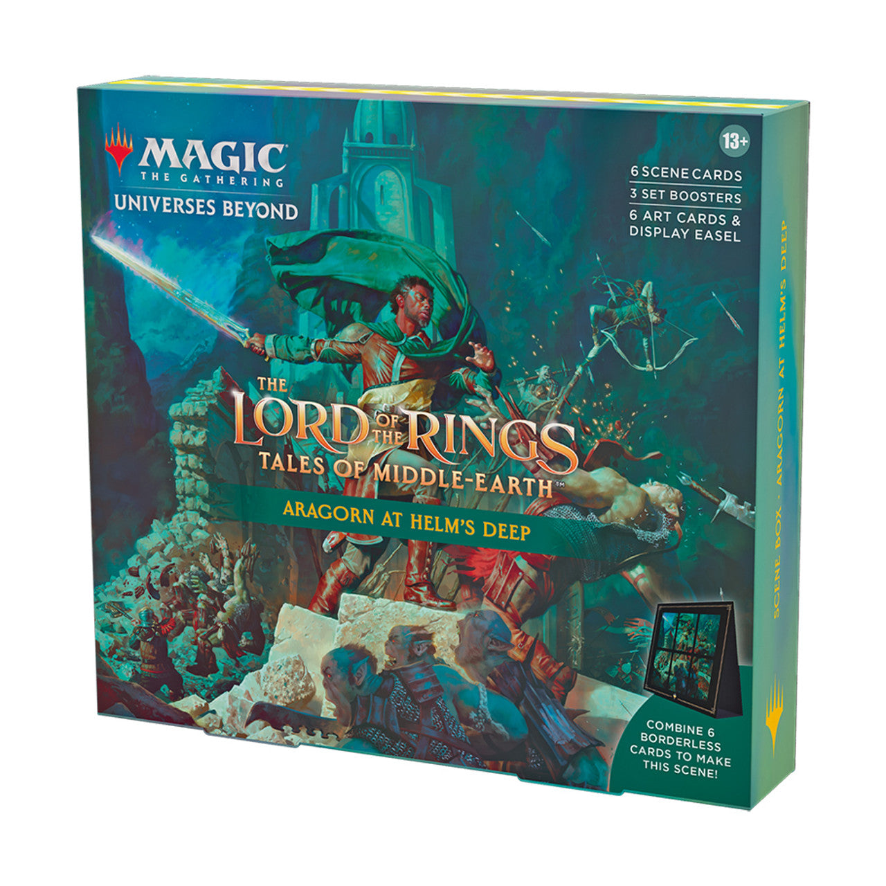 Lord of the Rings - Holiday Scene Box - Aragorn at Helm's Deep