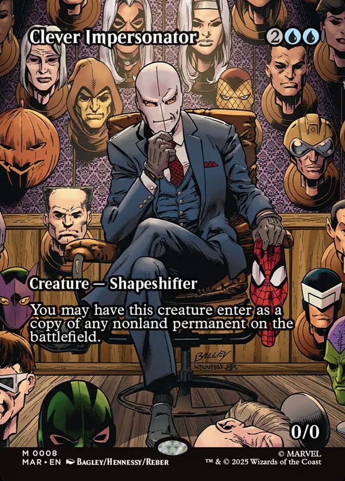 Clever Impersonator Borderless Foil (ingles) 8