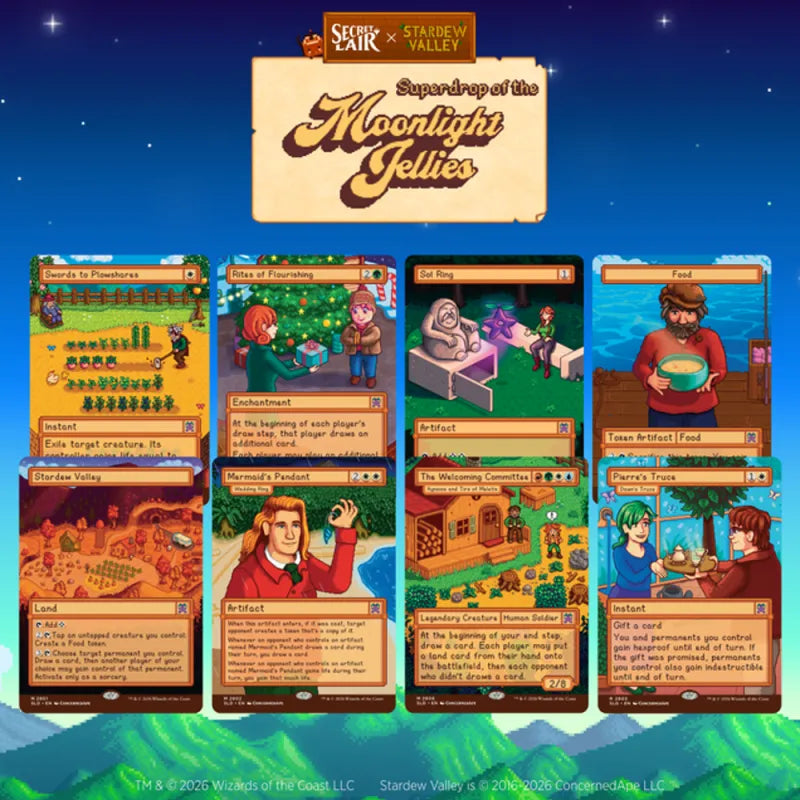 MTG Secret Lair X Stardew Valley - Welcome to Stardew Valley