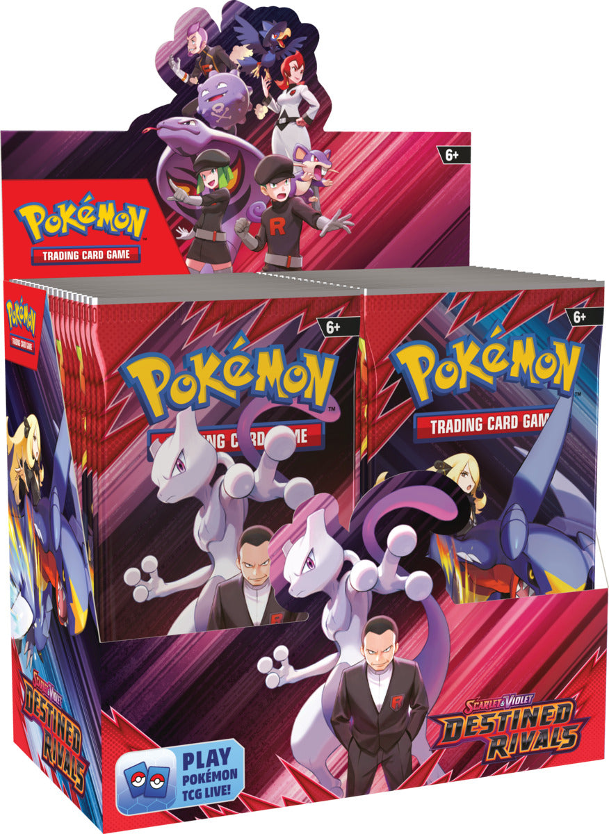 Scarlet & Violet Destined Rivals Booster Display | Pokémon TCG, sobres, cartas pokemon y coleccionables en PiedraBruja Chile