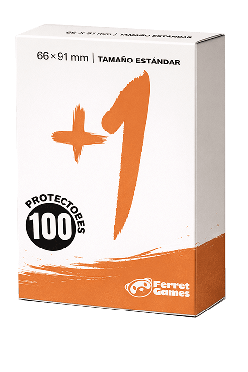 Protectores +1 Estándar Naranja Ferret Games caja