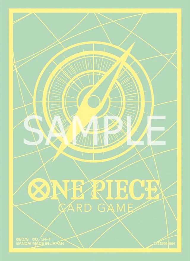 One Piece TCG: Official Sleeves 9 - Logo Amarillo/Verde