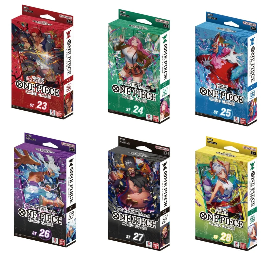 One Piece TCG: Starter Deck - Pack ST23-ST24-ST25-ST26-ST27-ST28
