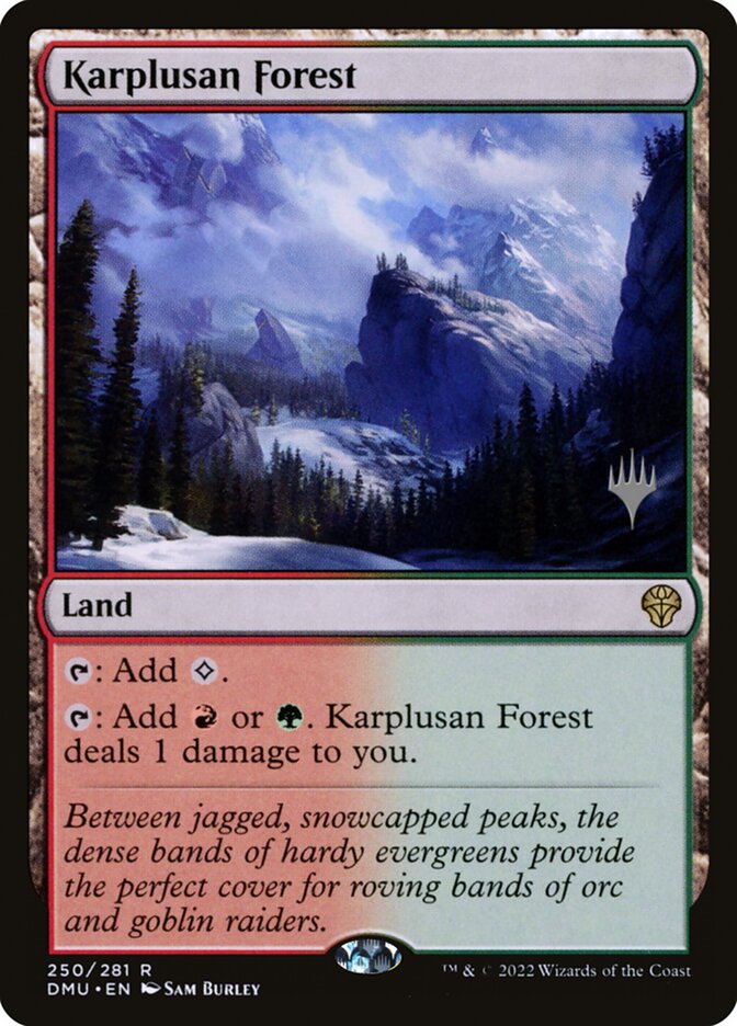 Karplusan Forest Regular Foil (ingles) 250p