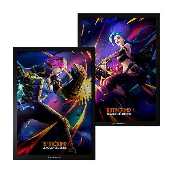 Card Sleeves Riftbound - Vendetta Vi vs Jinx