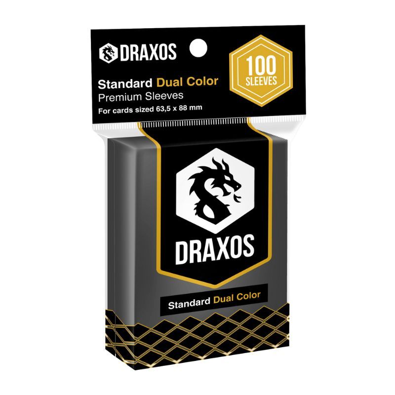 Protectores Standard Dual Color Black 63,5x88mm | Accesorios para juegos de cartas coleccionables en PiedraBruja Chile