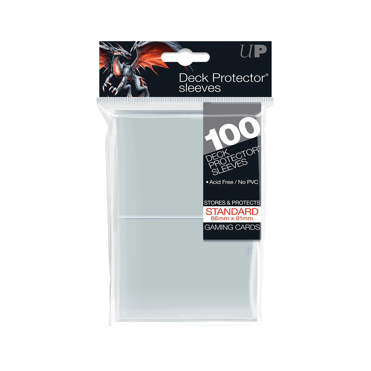 Protectores Transparente Std (x100) | Accesorios Ultra PRO para TCG en PiedraBruja Chile