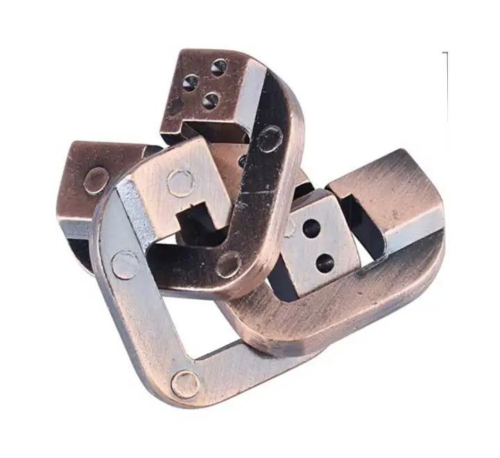 Puzzle Metalico 3D 3 Corazones