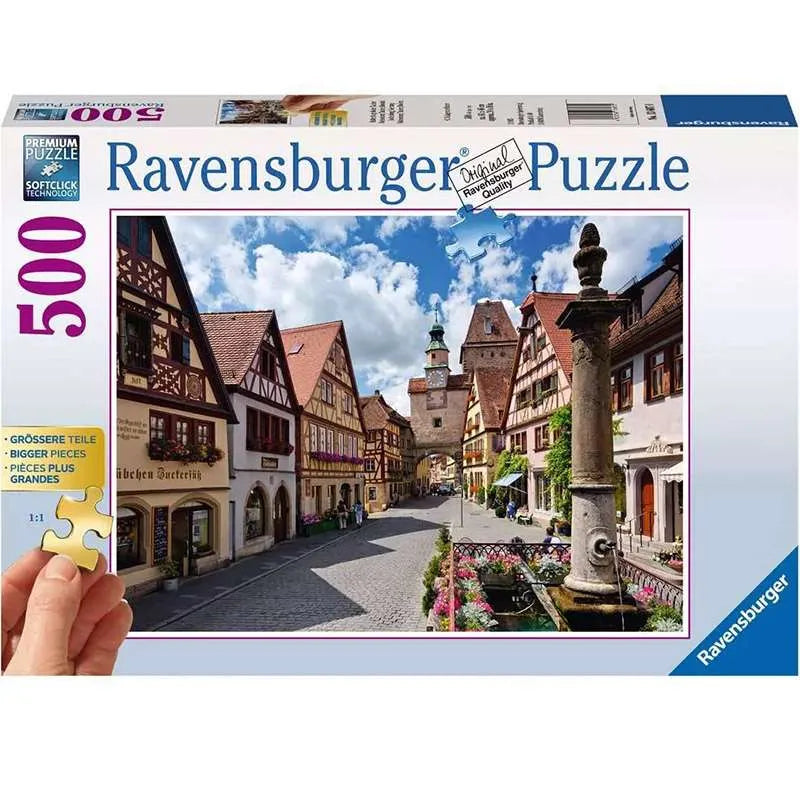 Puzzle Ravensburger Rothenburg 500 | Rompecabezas e ingenios para niños, desafía su mente en PiedraBruja Chile