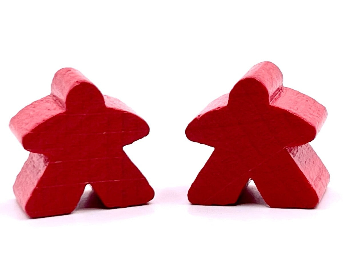 Blister de Meeples Rojos (x8) - Fichas para Juegos de Mesa