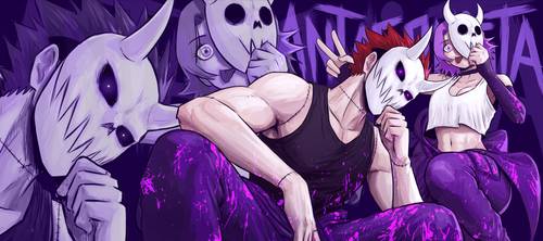 Playmat ANTAGONISTA 2 - Arte por: @saikomic